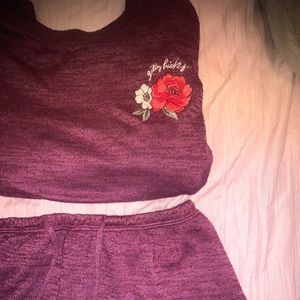 Two piece sleep wear